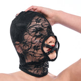Sex & Mischief Lace Hush Hood Bondage and Fetish > Tools & Accessories - Tophatter Daily Deals