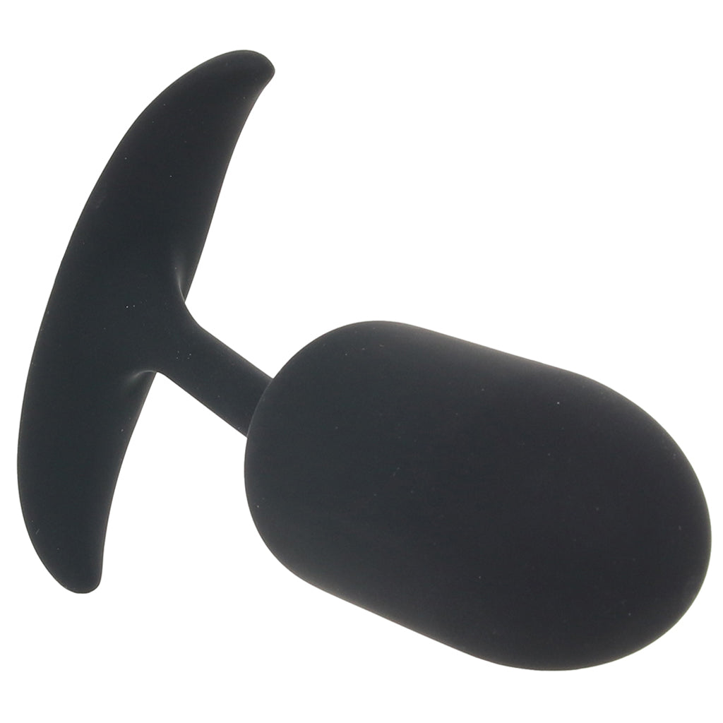 Heavy Hitters Weighted Silicone Anal Plug Vibe in Large - Tophatter's Adult Sex Toys Online Anal Sex Toys > Butt Plugs - Tophatter Daily Deals