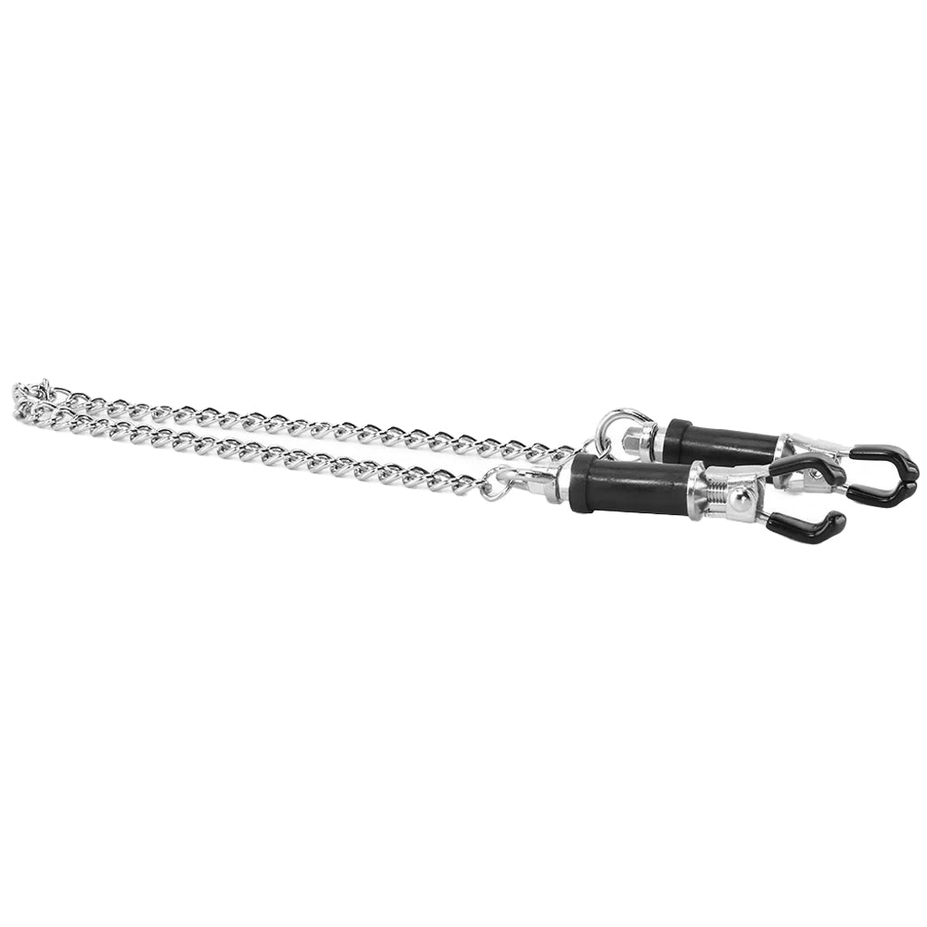 nipple play Superior Nipple Clamps in Silver - Tophatter's Adult Sex Toys Online Bondage and Fetish > Nipple Stimulators & Clamps - Tophatter Daily Deals