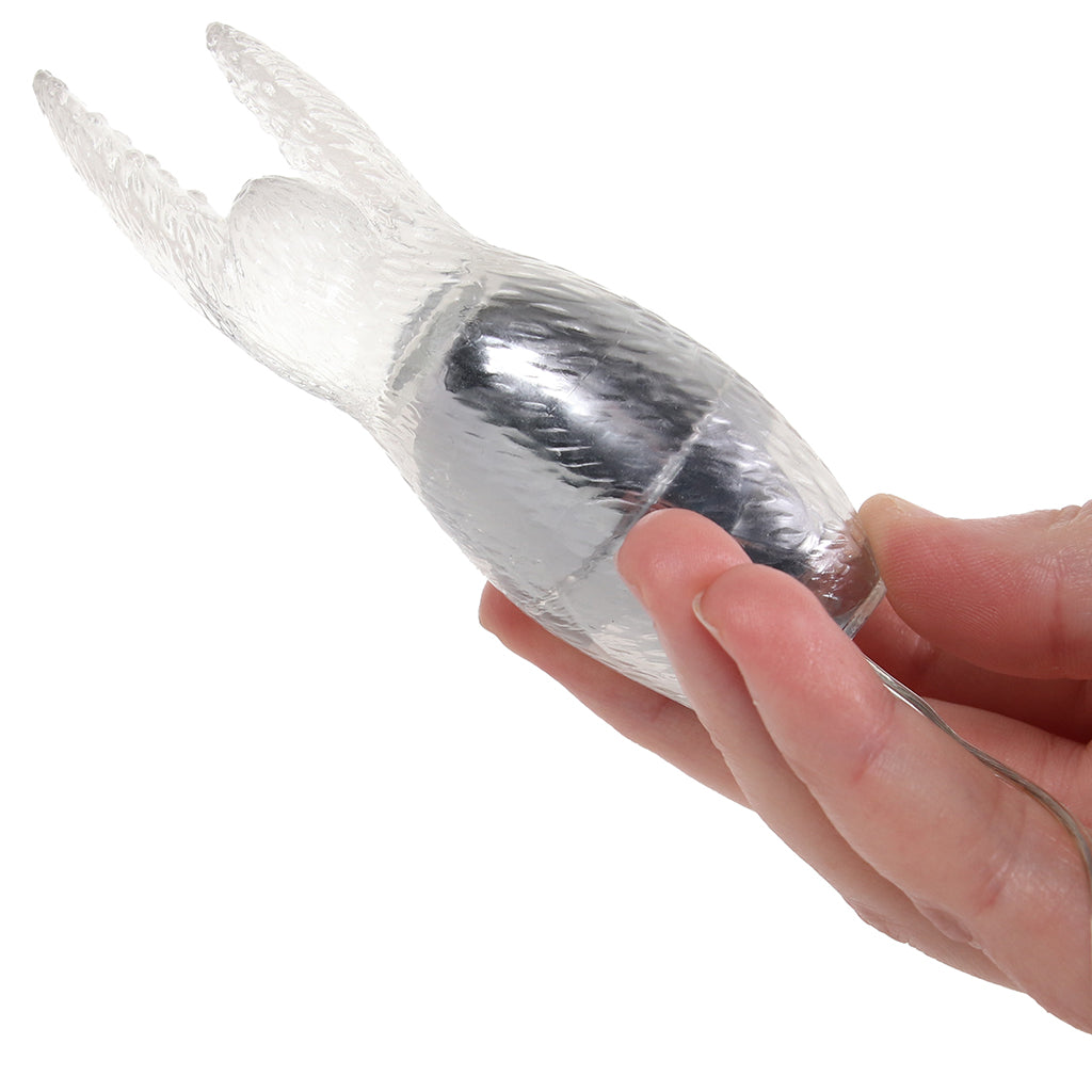 Pocket Exotics Snow Bunny Bullet Vibe in Clear Vibrators > Bullet and Egg Vibrators - Tophatter Daily Deals