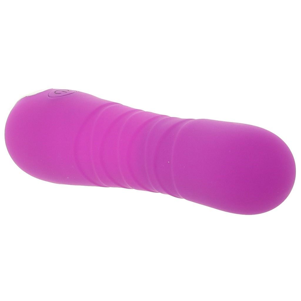 Bang! Thrusting Silicone Vibe in Purple Vibrators > G-Spot Vibrators - Tophatter Daily Deals