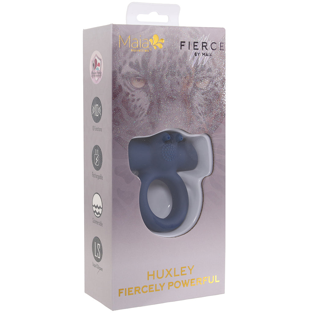 Huxley Vibrating Liquid Silicone C-Ring Cock Rings - Tophatter Daily Deals