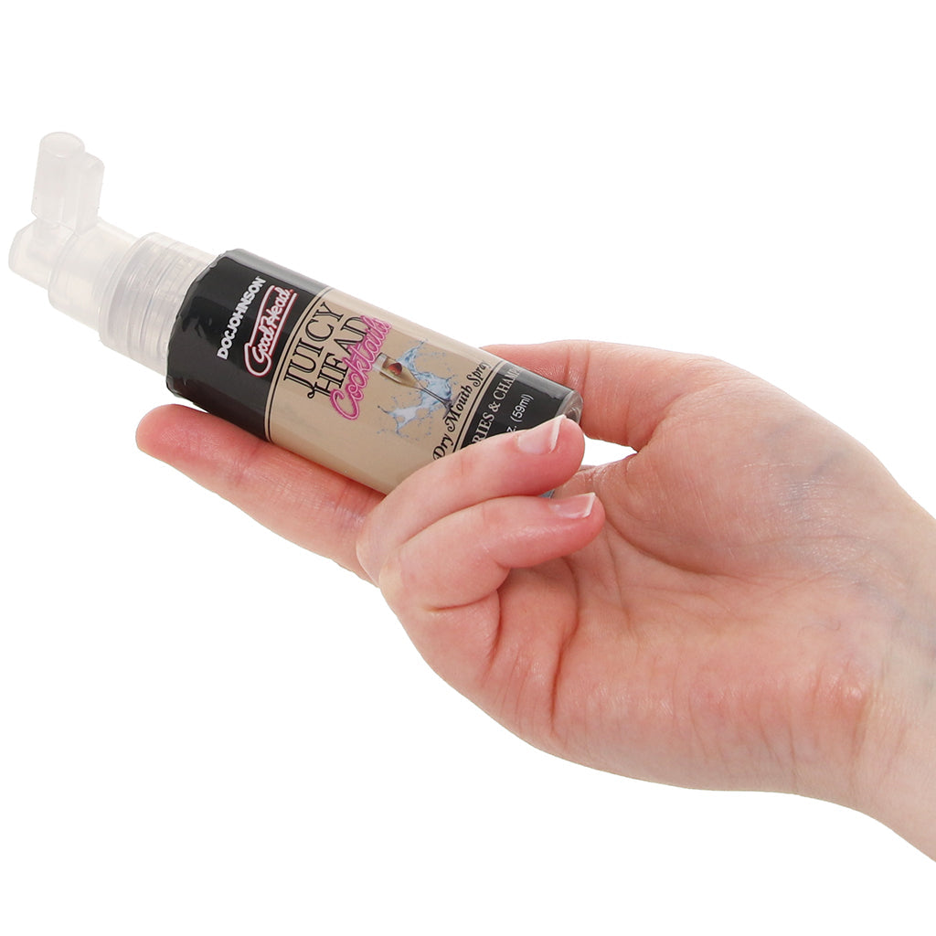 GoodHead Juicy Mouth Spray 2oz/59ml in Strawberries & Champ Lubes and Lotions > Flavored Sex Lubes - Tophatter Daily Deals