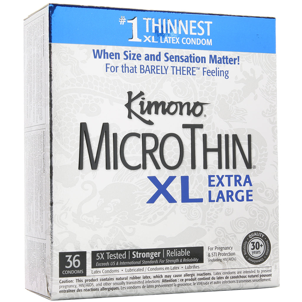 Kimono MicroThin XL Condoms in 36 Pack Condoms - Tophatter Daily Deals