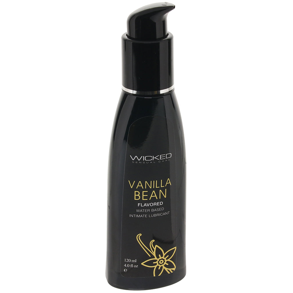 Aqua Flavored Lube 4oz/120ml in Vanilla Bean - Tophatter's Adult Products Lubes and Lotions > Flavored Sex Lubes - Tophatter Daily Deals