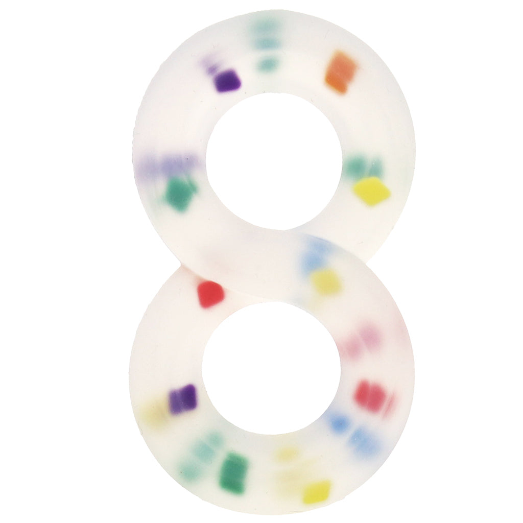 Alpha Crazy 8 Party Silicone Cock Ring - Tophatter's Adult Sex Toys Online Cock Rings - Tophatter Daily Deals