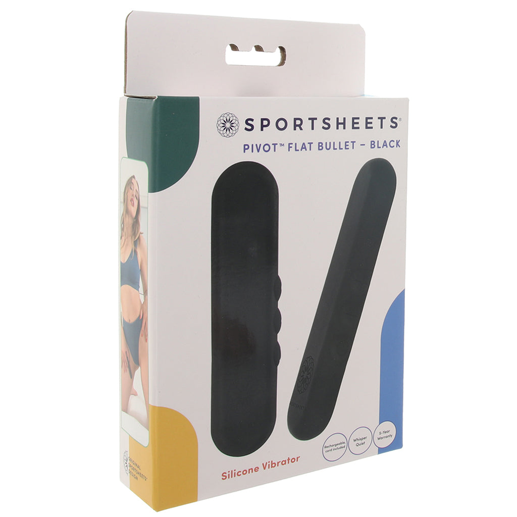 Pivot Flat Bullet Vibe in Black - Tophatter's Vibrator Deals Online Vibrators > Bullet and Egg Vibrators - Tophatter Daily Deals