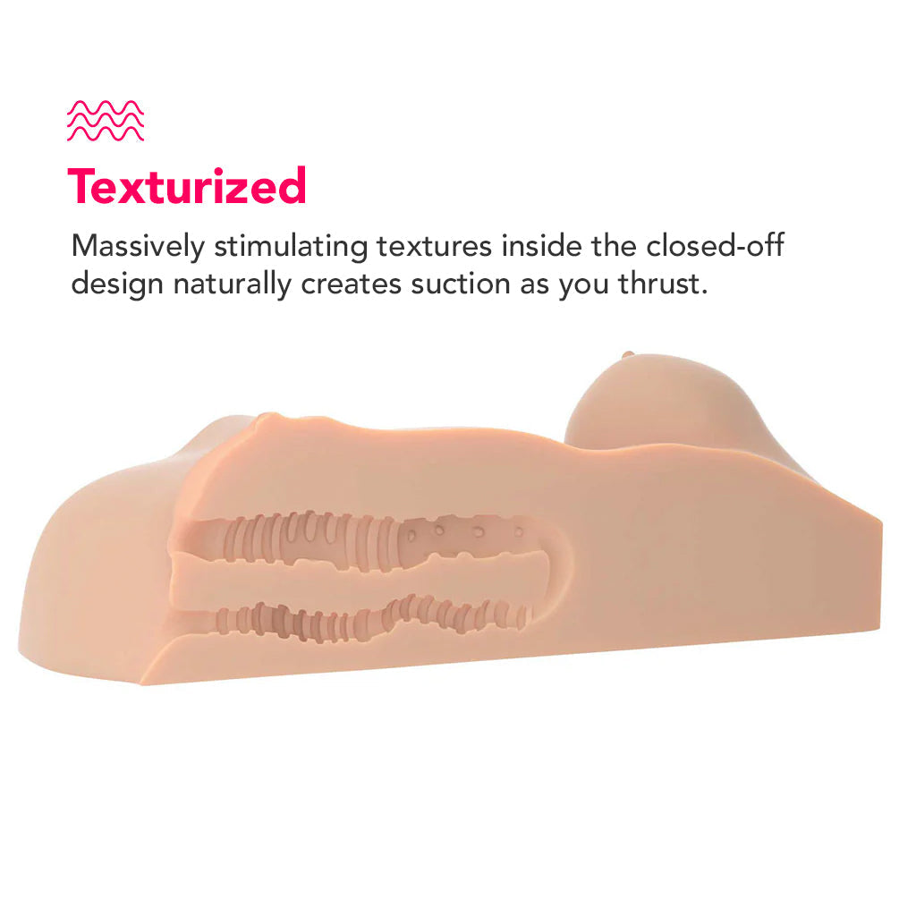 PDX Plus Perfect DD's Masturbator in Light - Tophatter's Adult Products Male Masturbators > Full Sized - Tophatter Daily Deals