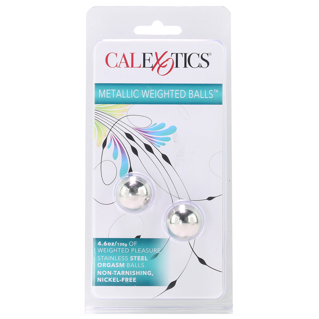Metallic Weighted Steel Orgasm Balls in Silver Kegel, Ben Wa and Pelvic Health Tools - Tophatter Daily Deals