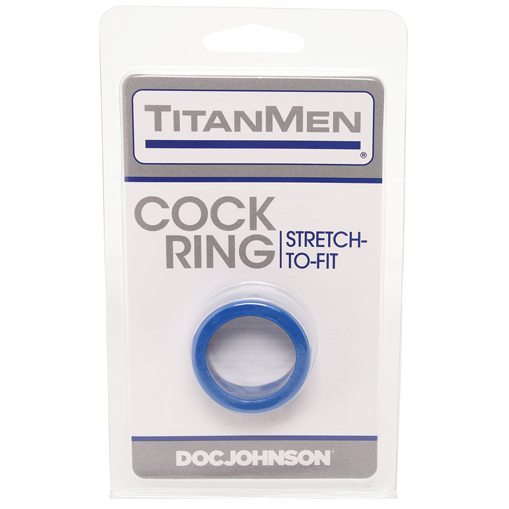 TitanMen Cock Ring in Blue - Tophatter's Adult Products Cock Rings - Tophatter Daily Deals