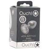 Ouch! Round Gem Silver Plug in Small Anal Sex Toys > Butt Plugs - Tophatter Daily Deals