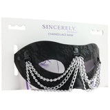 Sincerely Chained Lace Mask in Black Bondage and Fetish > Pleasure Masks and Dress Up Play - Tophatter Daily Deals