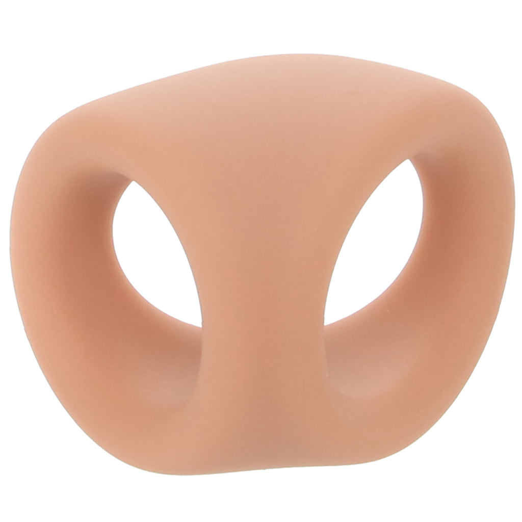 Jock Discreet Silicone Cock & Ball Ring in Tan Bondage and Fetish > Cock and Ball Devices - Tophatter Daily Deals