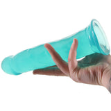 B Yours Thrill n' Drill 9 Inch Dildo in Teal - Tophatter's Adult Products Dildo Sex Toys > Realistic Dildos - Tophatter Daily Deals