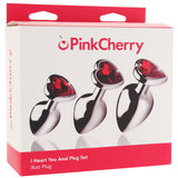 PinkCherry I Heart You Anal Plug Set Anal Sex Toys > Butt Plugs - Tophatter Daily Deals