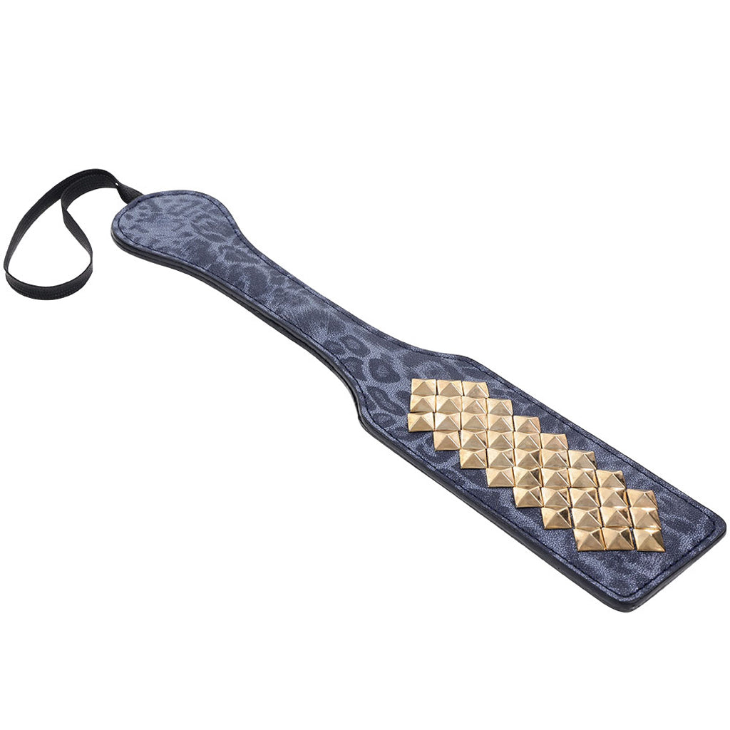 Sex & Mischief Cougar Studded Paddle Bondage and Fetish > Whips and Crops - Tophatter Daily Deals