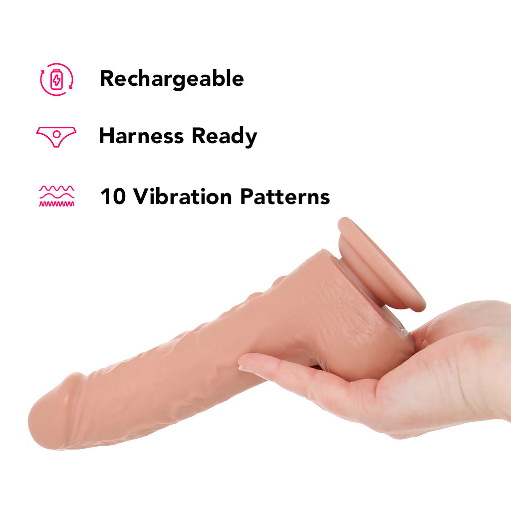 Loadz 8.5 Inch Vibrating Squirting Dildo Dildo Sex Toys > Realistic Dildos - Tophatter Daily Deals