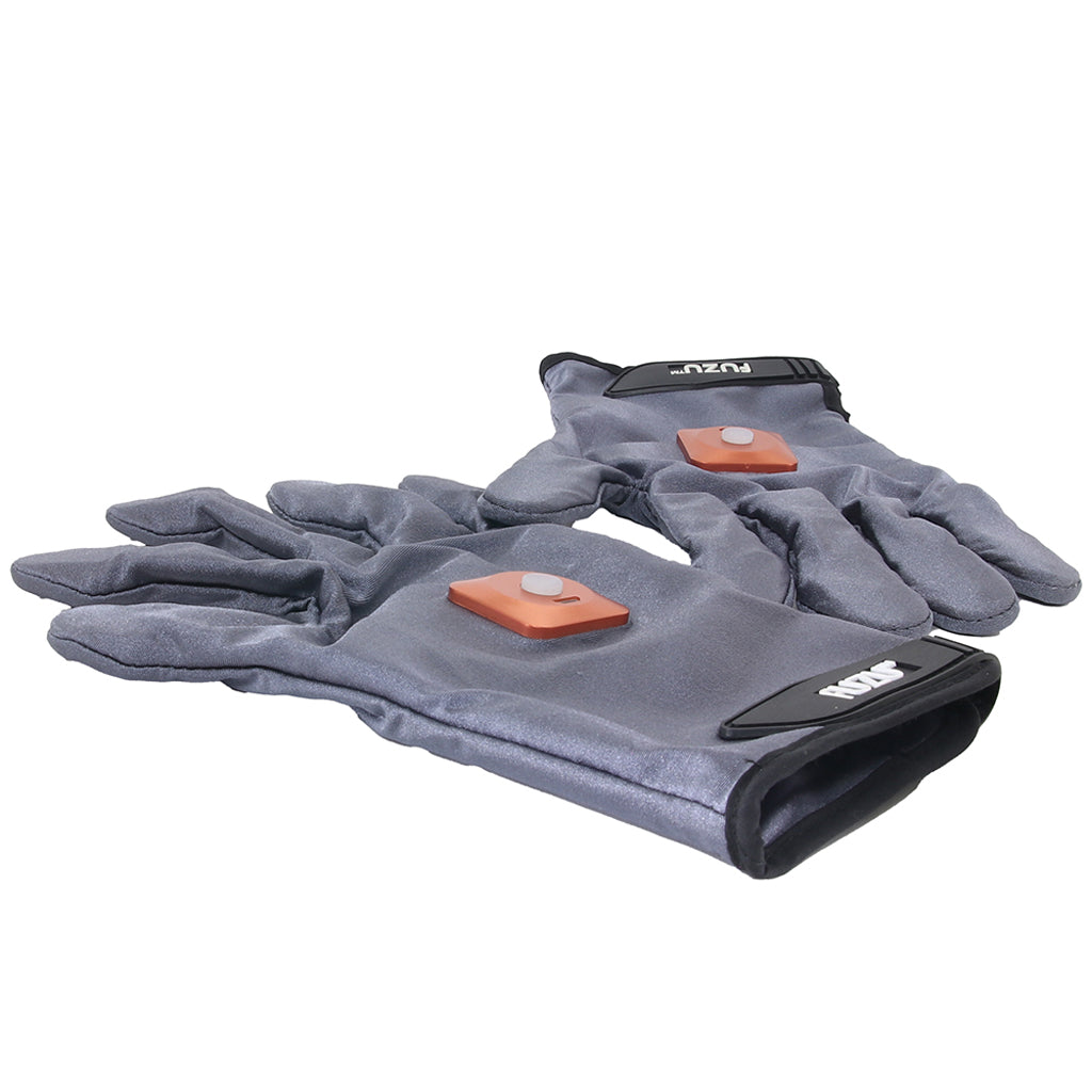 Fuzu Vibrating Large Massage Gloves in Grey - Tophatter's Vibrator Deals Online Vibrators > Clitoral Stimulators - Tophatter Daily Deals