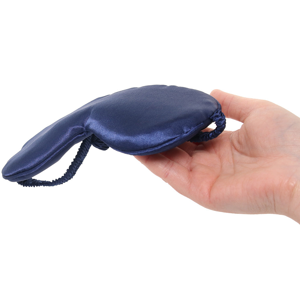 Ouch! Satin Blindfold in Navy Blue Bondage and Fetish > Pleasure Masks and Dress Up Play - Tophatter Daily Deals