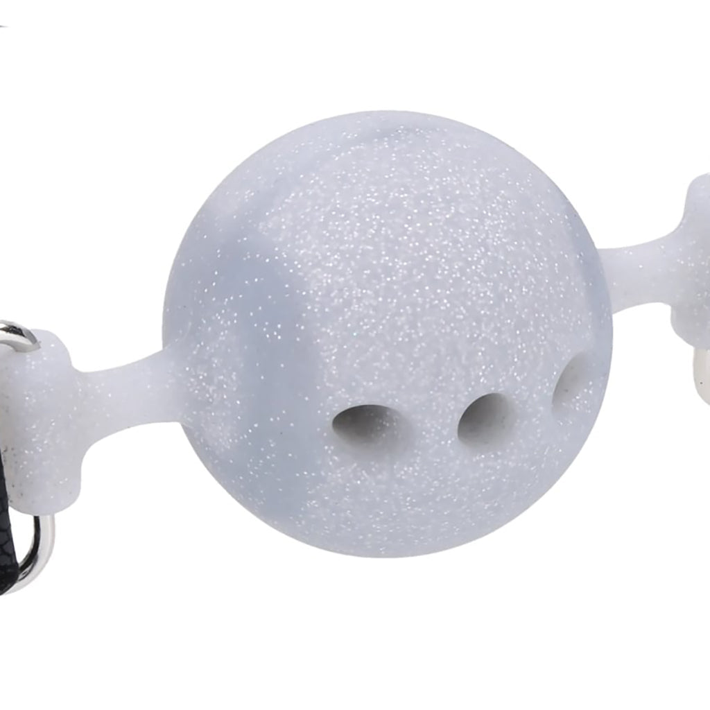 Sex & Mischief Lace Silicone Breathable Ball Gag Bondage and Fetish > Ball Gags & Mouth Restraints - Tophatter Daily Deals