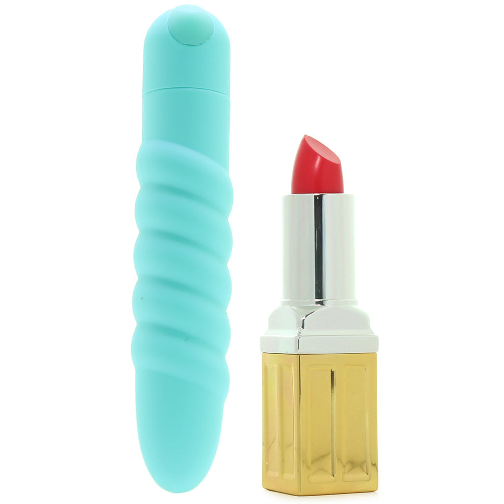 Lola Rechargeable Twisty Bullet Vibe in Teal Vibrators > Bullet and Egg Vibrators - Tophatter Daily Deals