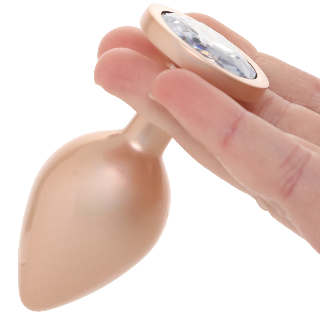 Rear Assets Medium Metal Butt Plug in Champagne Anal Sex Toys > Butt Plugs - Tophatter Daily Deals