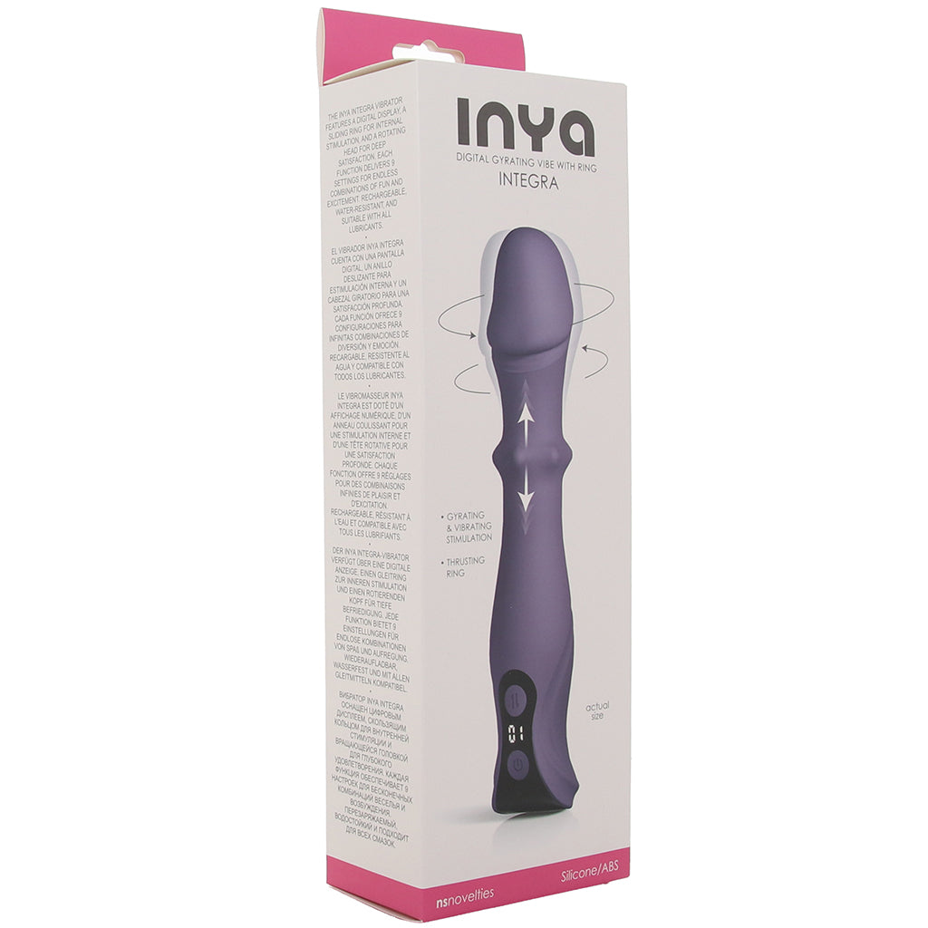 Inya Integra Digital Gyrating Vibe with Thrust Ring Vibrators > G-Spot Vibrators - Tophatter Daily Deals