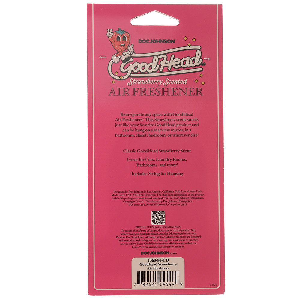 GoodHead Air Freshener in Strawberry Novelties 'n Parties - Tophatter Daily Deals