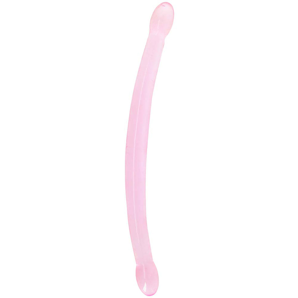 RealRock 17 Inch Double Ended Dildo in Pink - Tophatter's Adult Products Dildo Sex Toys > Double Ended Dildos - Tophatter Daily Deals