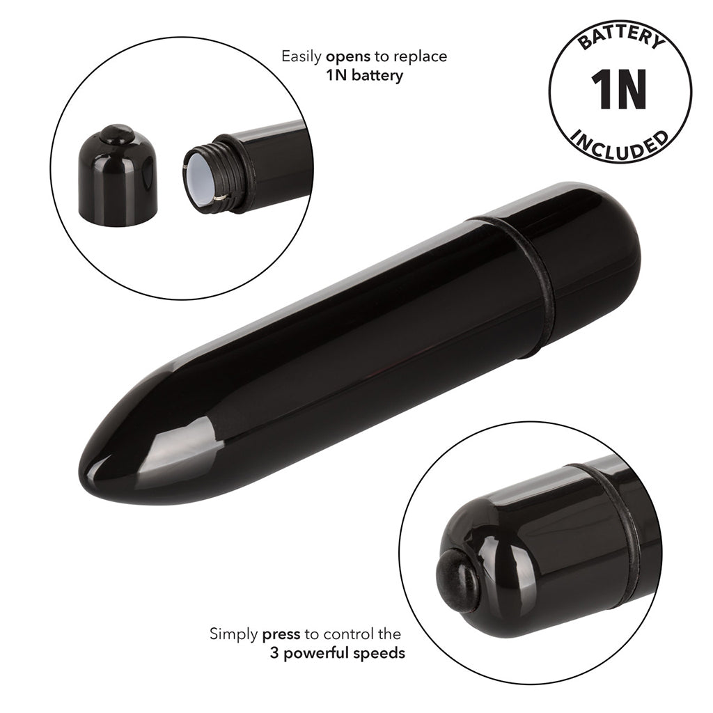 High Intensity Bullet Vibe in Black Vibrators > Bullet and Egg Vibrators - Tophatter Daily Deals