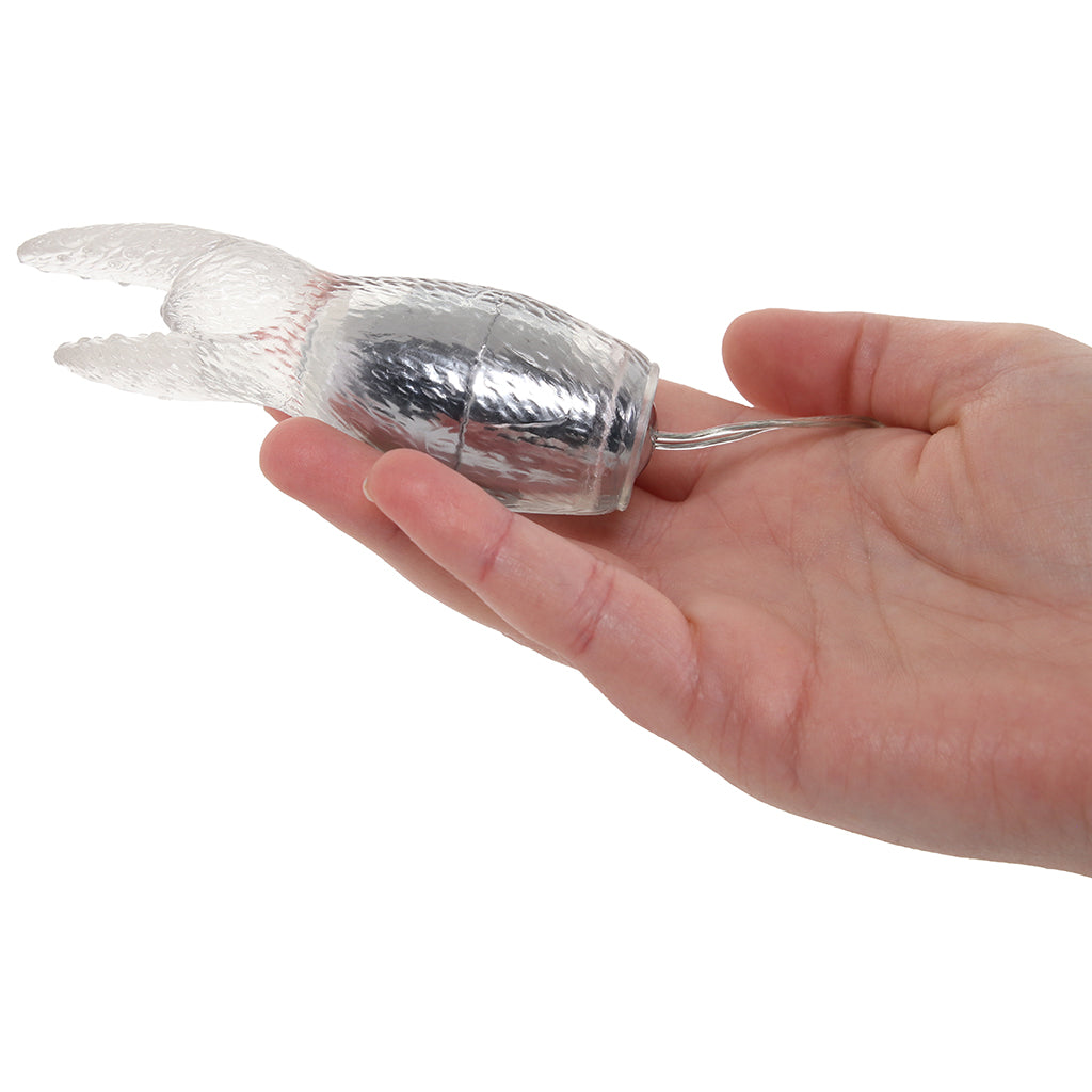 Pocket Exotics Snow Bunny Bullet Vibe in Clear Vibrators > Bullet and Egg Vibrators - Tophatter Daily Deals