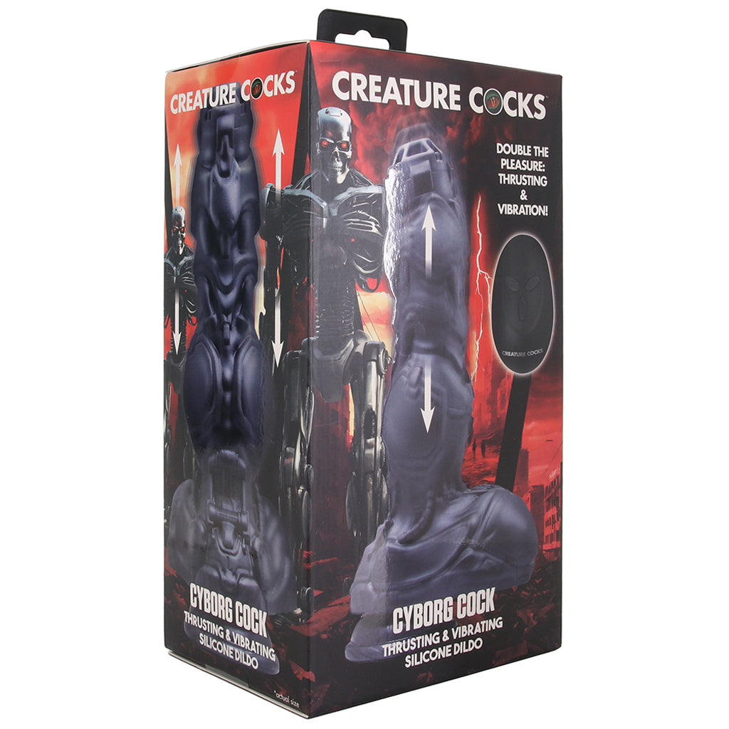 Creature Cocks Cyborg Cock Thrusting Vibe Vibrators > G-Spot Vibrators - Tophatter Daily Deals