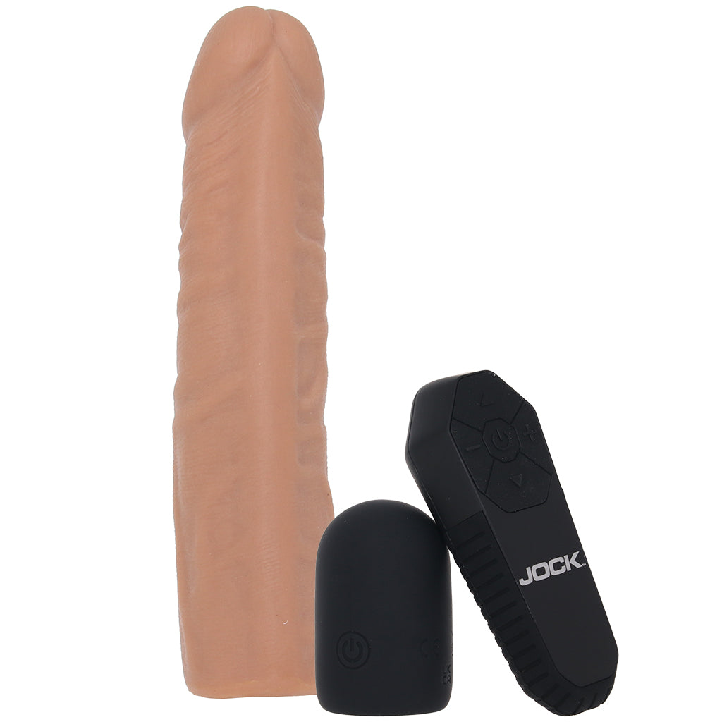 Jock Vibrating Realistic Penis Extender in Tan - Tophatter's Vibrator Deals Online Male Enhancement > Extenders and Sleeves - Tophatter Daily Deals