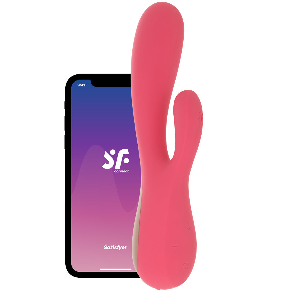 Satisfyer Mono Flex Vibe in Red Vibrators > Rabbit Vibrators - Tophatter Daily Deals