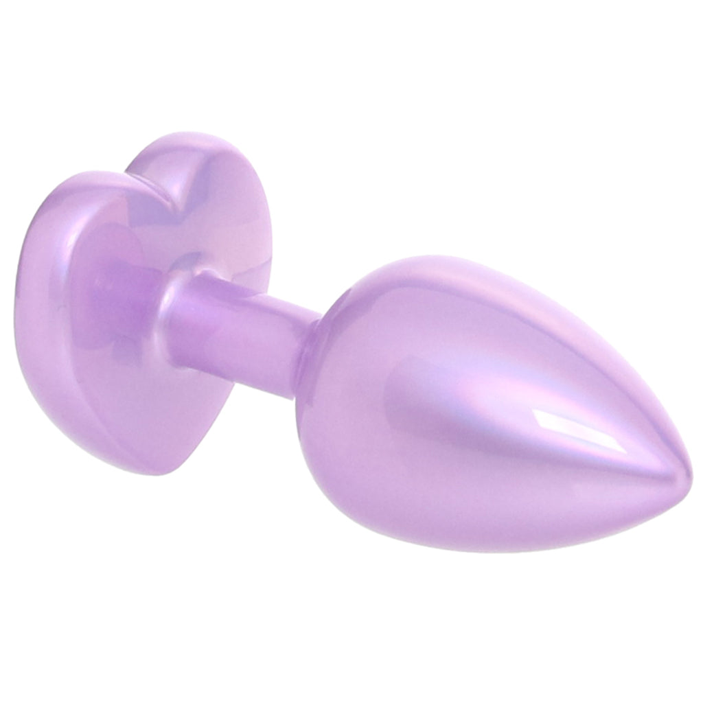 Jewel Amethyst Heart Plug in Small - Tophatter's Adult Sex Toys Online Anal Sex Toys > Butt Plugs - Tophatter Daily Deals