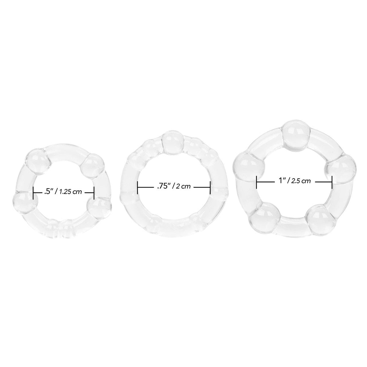 Island Rings Set in Clear Cock Rings - Tophatter Daily Deals