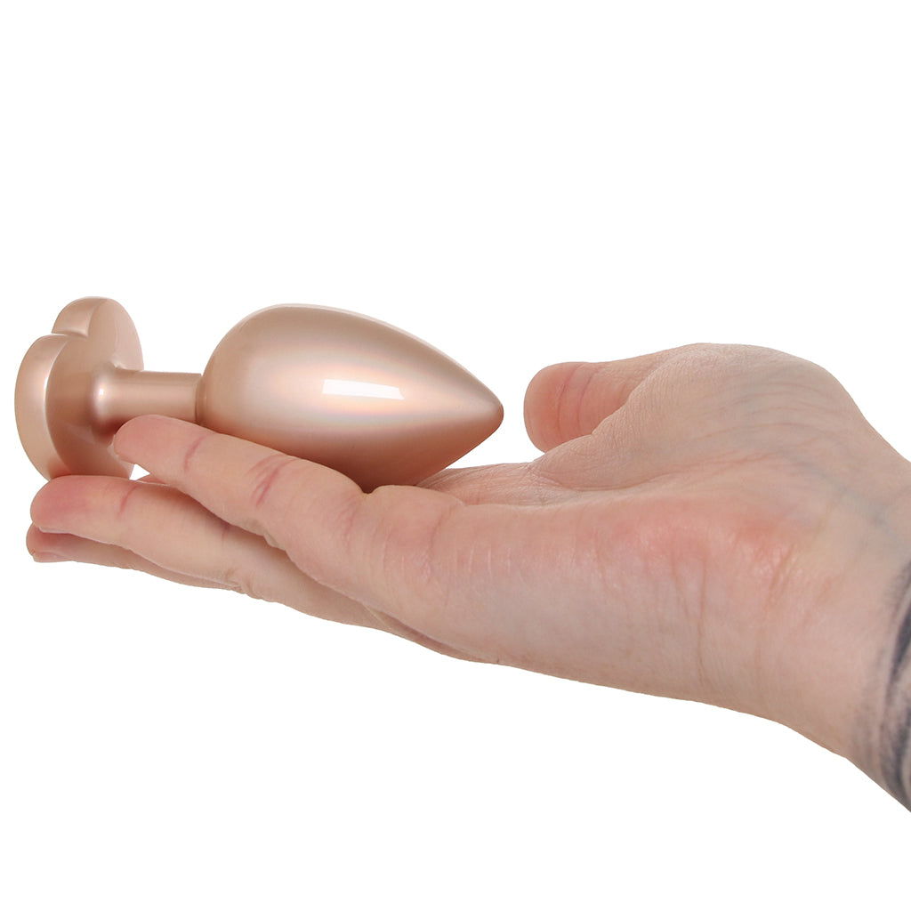 Booty Bling Gold Metal Jewelled Butt Plug in Large Anal Sex Toys > Butt Plugs - Tophatter Daily Deals