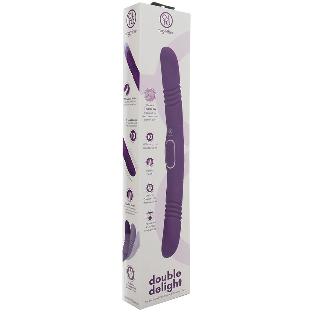 Together Double Delight Vibrating & Thrusting Dildo - Tophatter's Vibrator Deals Online Dildo Sex Toys > Double Ended Dildos - Tophatter Daily Deals