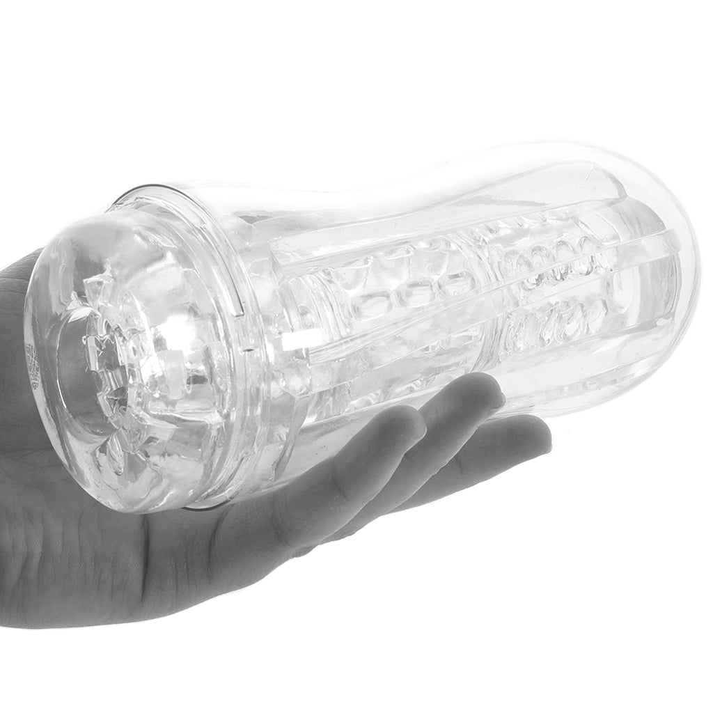 PDX Elite ViewTube See-Thru Stroker - Tophatter's Adult Products Male Masturbators > Self-Contained Strokers - Tophatter Daily Deals