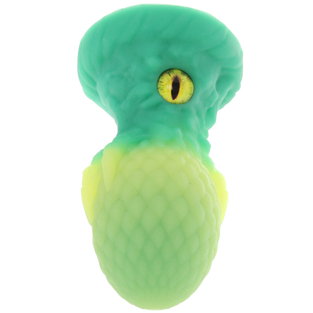 Creature Cocks Eye of the Dragon Silicone Plug in Green - Tophatter's Adult Sex Toys Online Anal Sex Toys > Butt Plugs - Tophatter Daily Deals