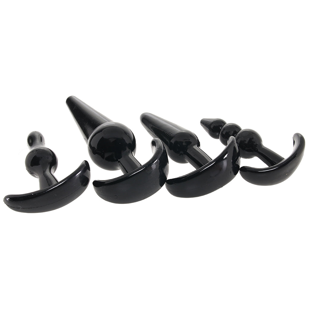 No.80 4-Piece Butt Plug Set Anal Sex Toys > Butt Plugs - Tophatter Daily Deals