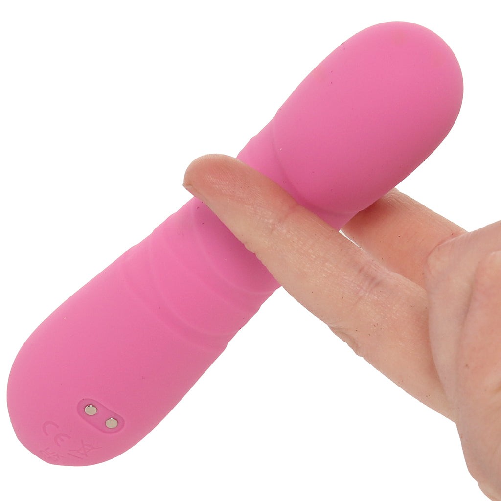 Pretty in Pink Crush Thrusting Vibe Vibrators > Bullet and Egg Vibrators - Tophatter Daily Deals