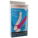 Silicone Love Rider Dual Penetrator in Pink Dildo Sex Toys > Anal Dildos - Tophatter Daily Deals