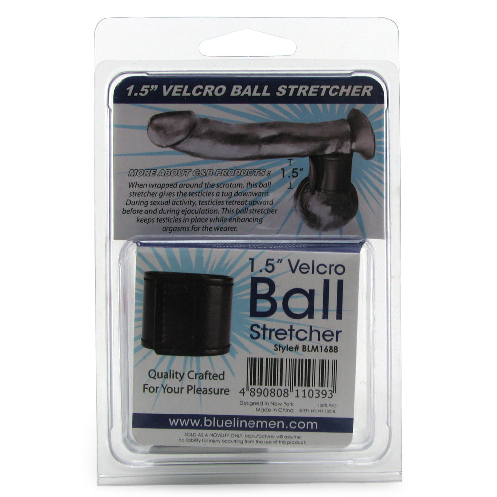 Blue Line 1.5 Inch Velcro Ball Stretcher Bondage and Fetish > Cock and Ball Devices - Tophatter Daily Deals