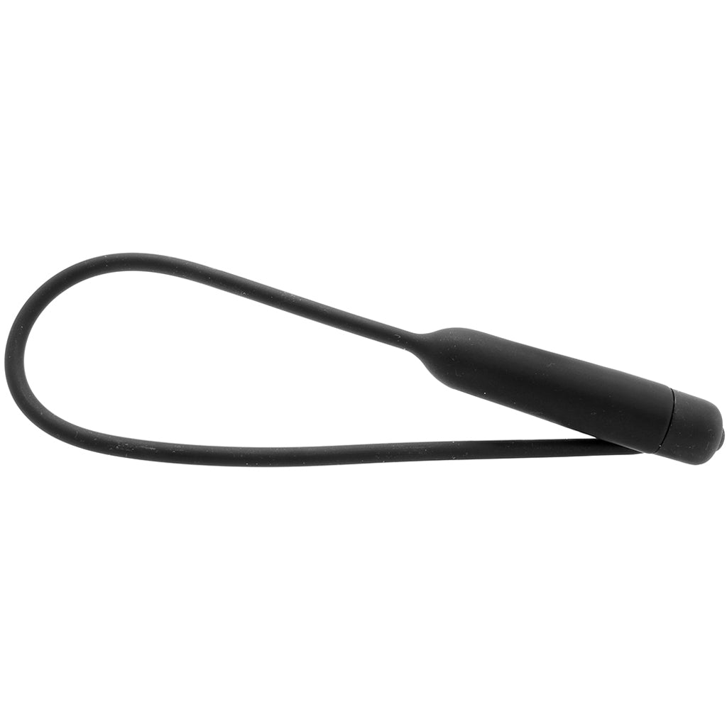 Ouch! Vibrating Extra Long Silicone Urethral Sound - Tophatter's Adult Products Bondage and Fetish > Cock and Ball Devices - Tophatter Daily Deals
