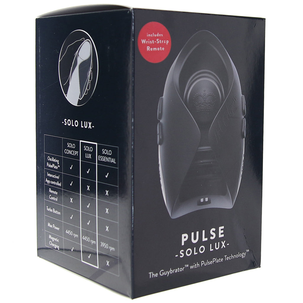 Pulse Solo Lux Remote Guybrator Male Masturbators > Vibrating - Tophatter Daily Deals