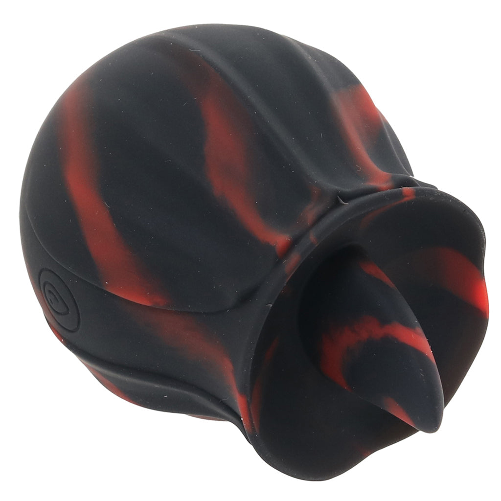 Bloomgasm Black Kiss Rimming Rose Vibe - Tophatter's Vibrator Deals Online Vibrators > Clitoral Stimulators - Tophatter Daily Deals