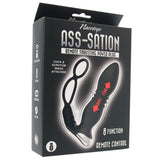 Ass-Sation Thrusting Power Plug with Dual Ring in Black Anal Sex Toys > Prostate Massagers - Tophatter Daily Deals