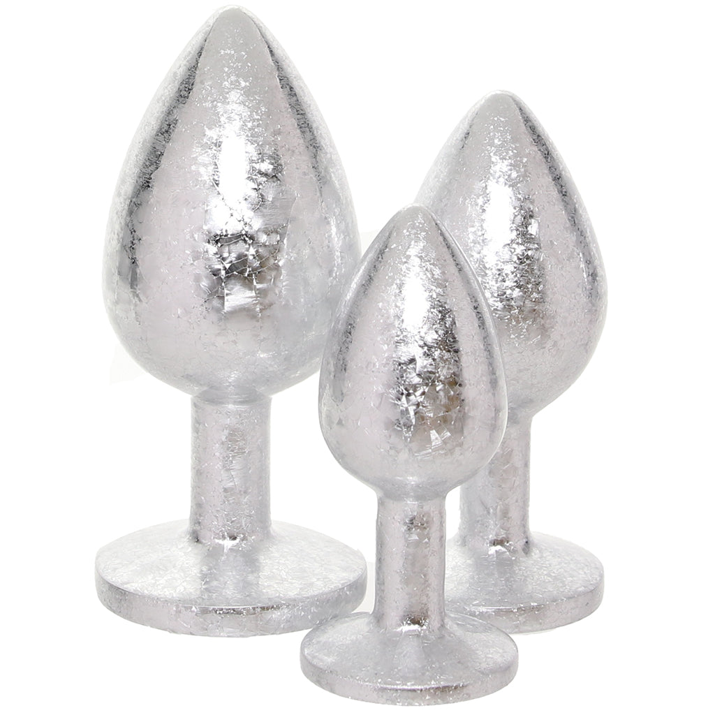 Ouch! New York Collection Metal Anal Plug Set - Tophatter's Adult Sex Toys Online Anal Sex Toys > Butt Plugs - Tophatter Daily Deals