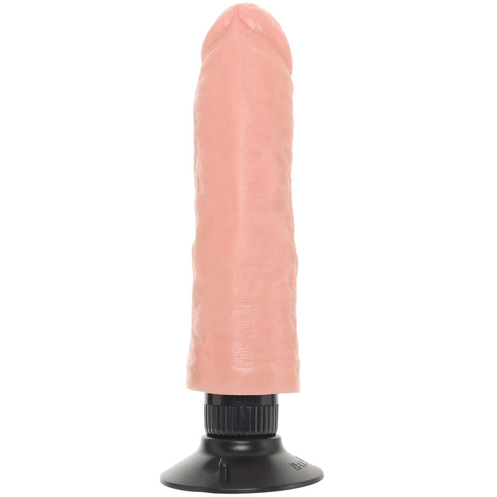 King Cock 8 Inch Vibrating Suction Dildo in Flesh - Tophatter's Vibrator Deals Online Vibrators > Realistic Vibrator Dildos - Tophatter Daily Deals